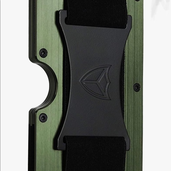 Brand New Green Lightweight Aluminum Tactical Minimalist Wallet for Men - Picture 2 of 8